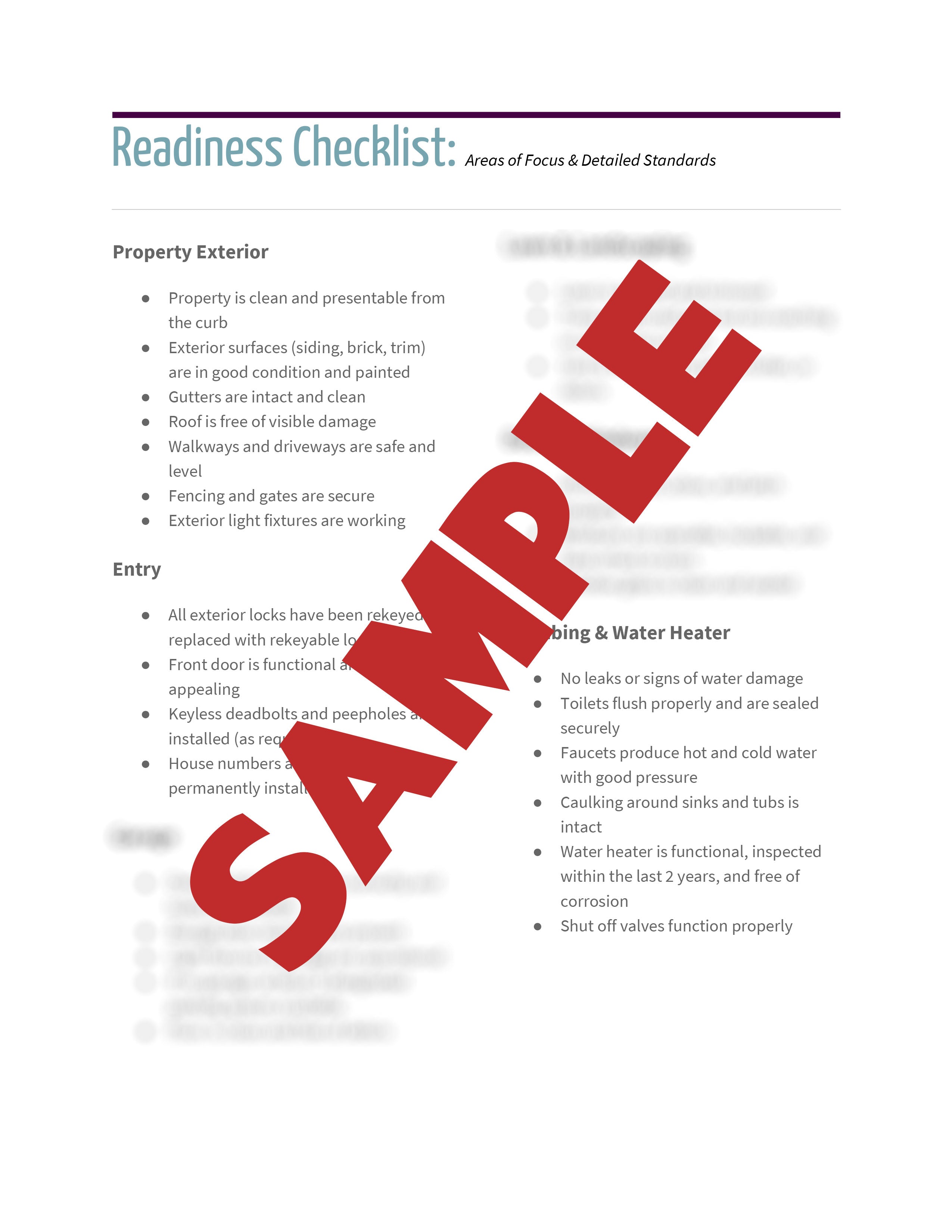 Owner Property Standards